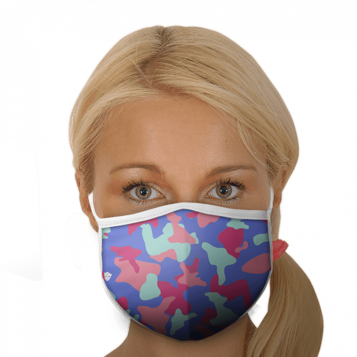 Coral Reef Polyester Face Mask