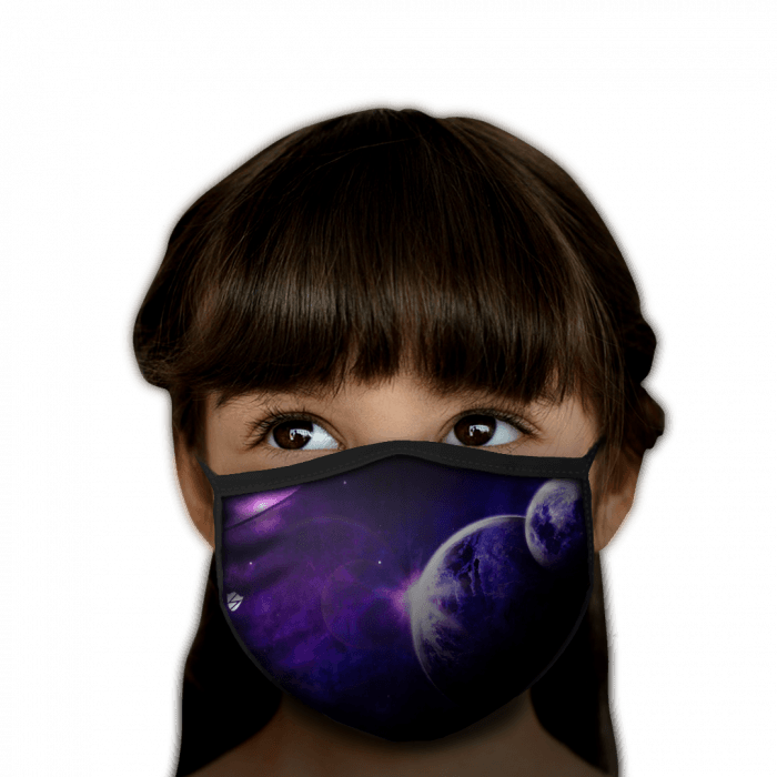 Time Travel Polyester Face Mask