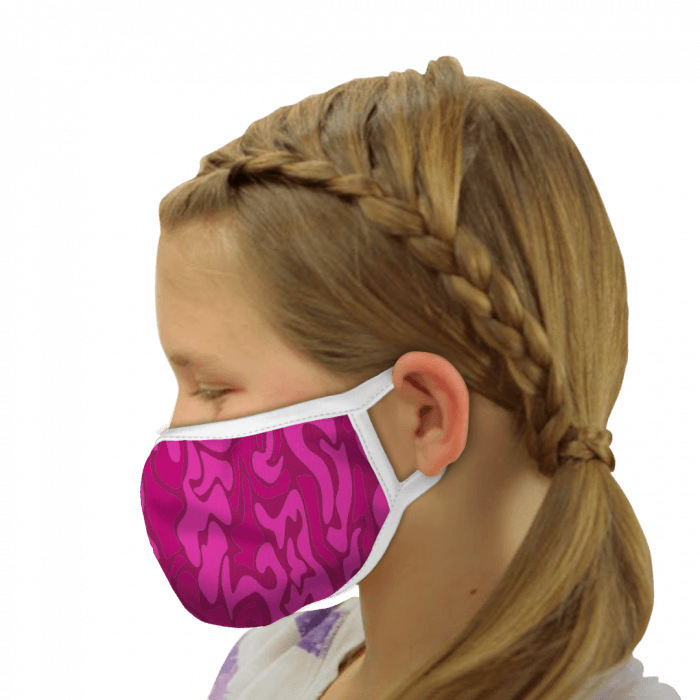 Bubblegum Polyester Face Mask