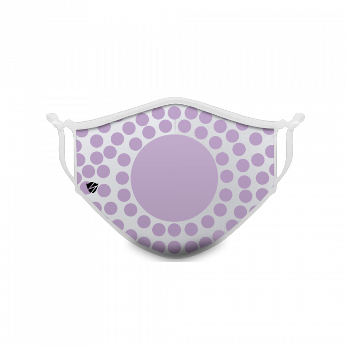 Light Purple Dots On White