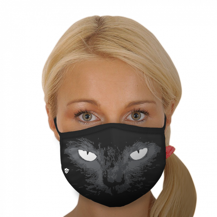Black Cat With Bright Eyes