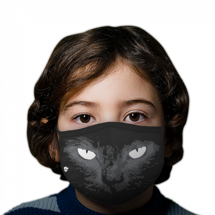 Black Cat With Bright Eyes
