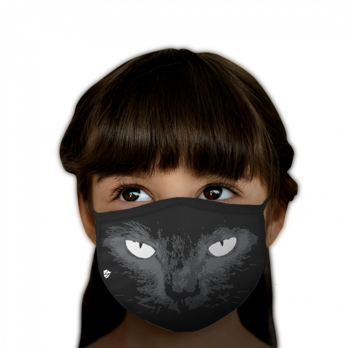 Black Cat With Bright Eyes