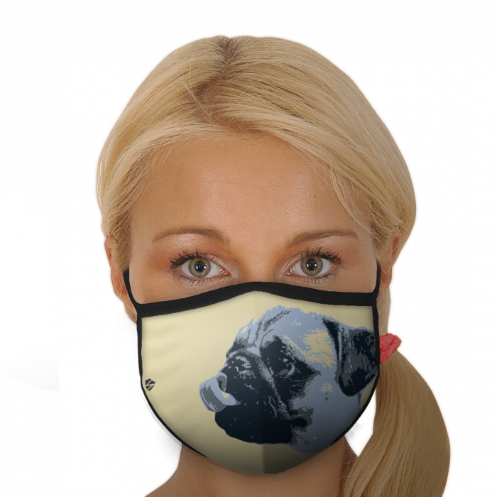 Pug Dog Face Design