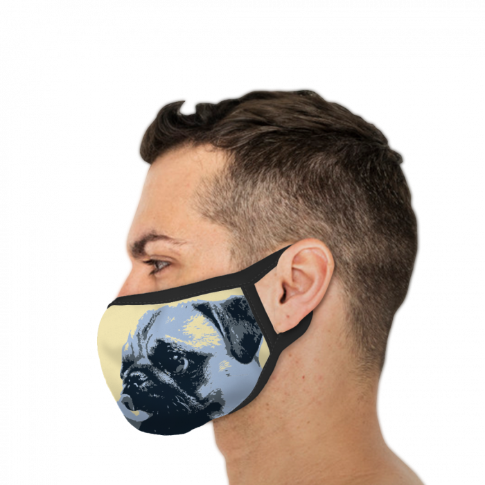 Pug Dog Face Design