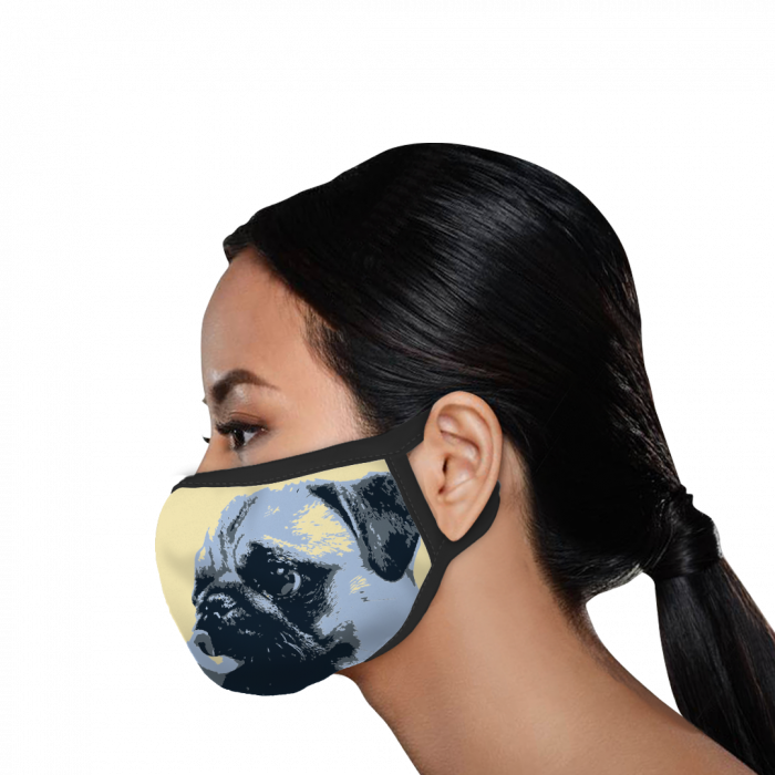 Pug Dog Face Design