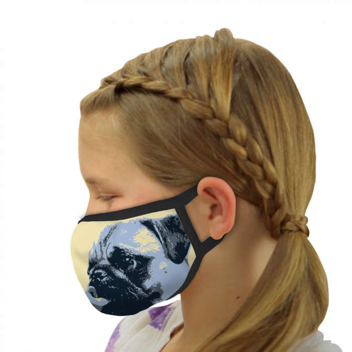 Pug Dog Face Design