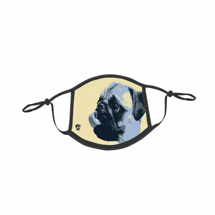 Pug Dog Face Design