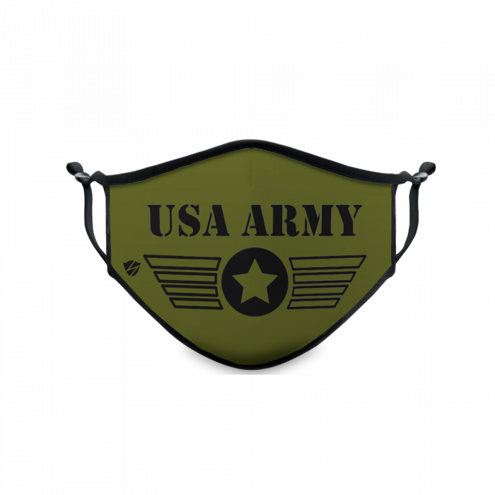 USA Army Design On Olive Green