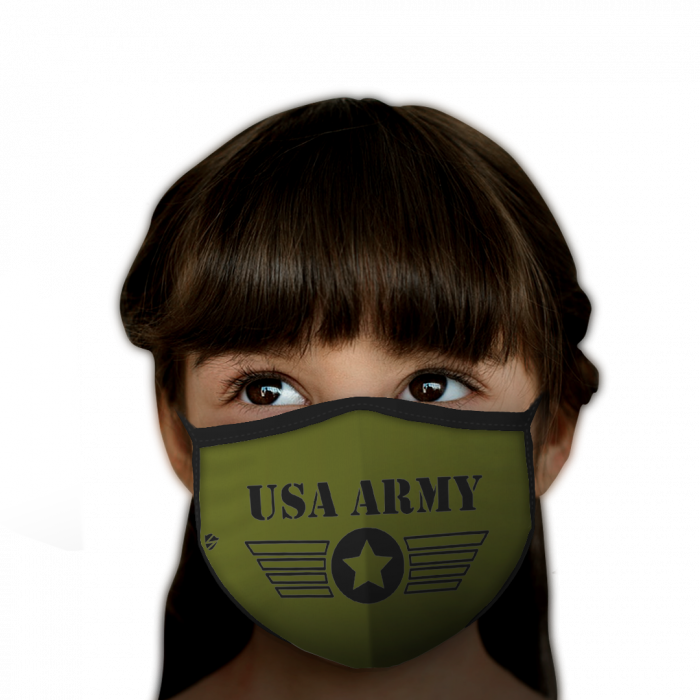 USA Army Design On Olive Green