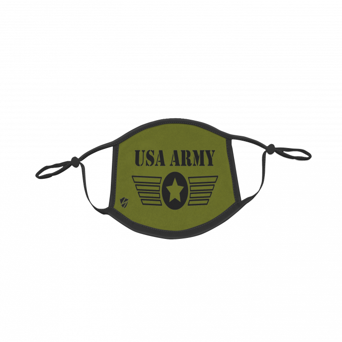 USA Army Design On Olive Green