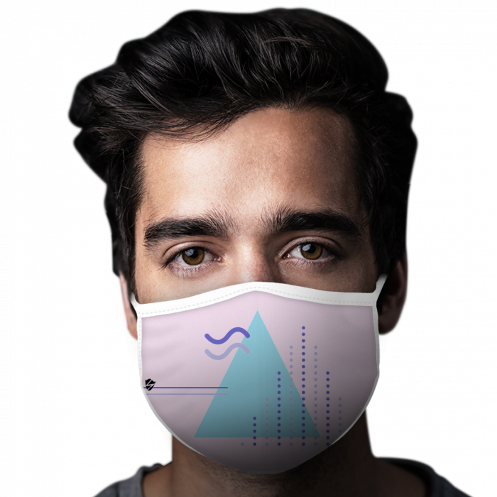 Light Blue Triangle Design