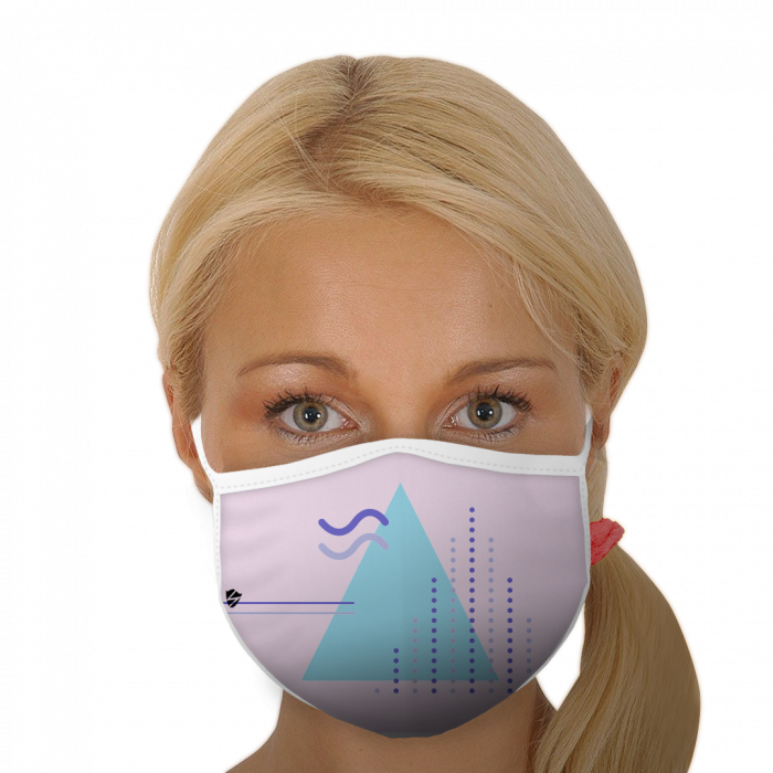 Light Blue Triangle Design