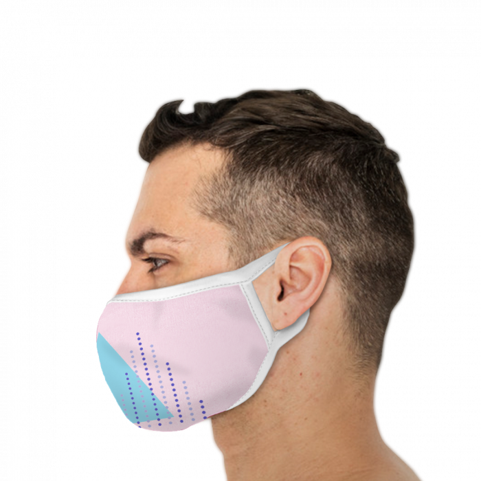 Light Blue Triangle Design