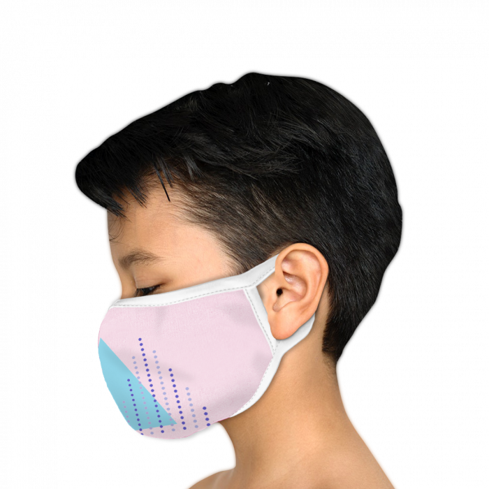 Light Blue Triangle Design