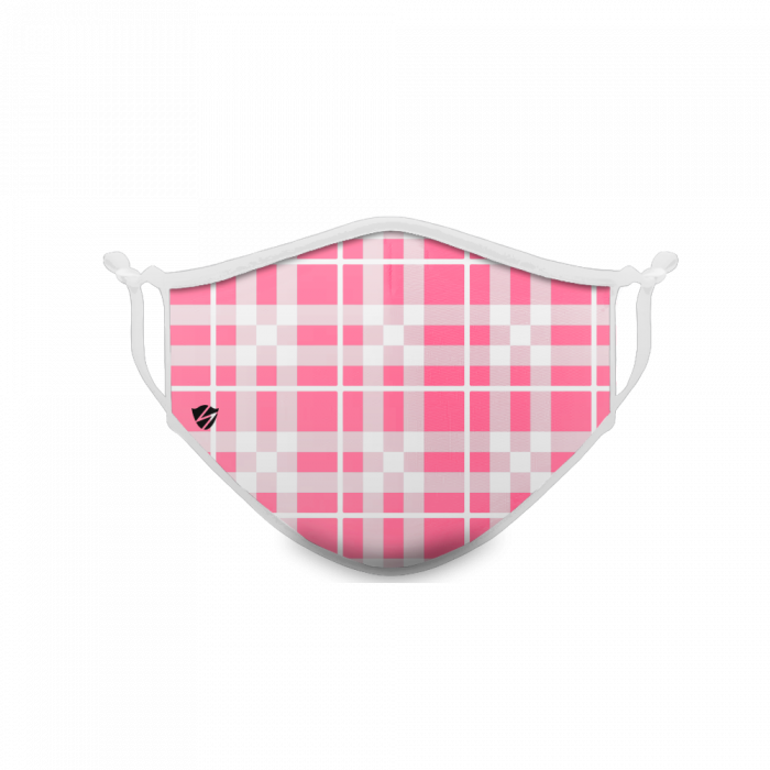 Pink-White Plaid Design