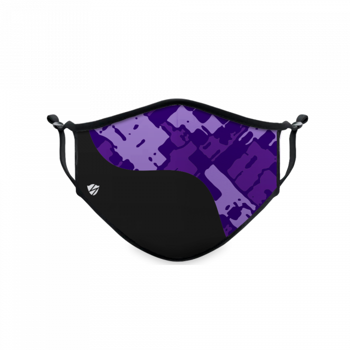 Black-Purple Camo Design