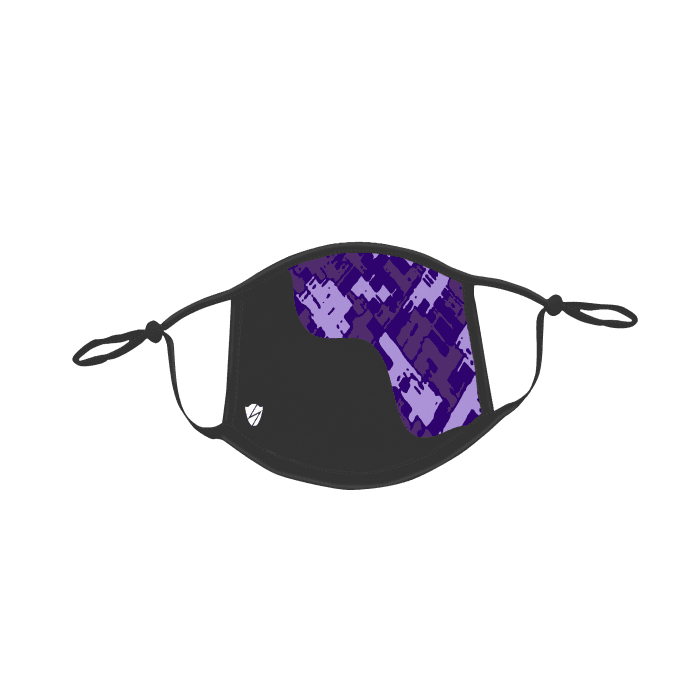 Black-Purple Camo Design