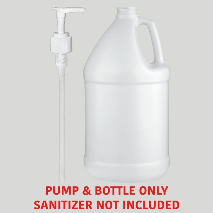 Empty 1-Gallon Bottle With Dispenser Pump