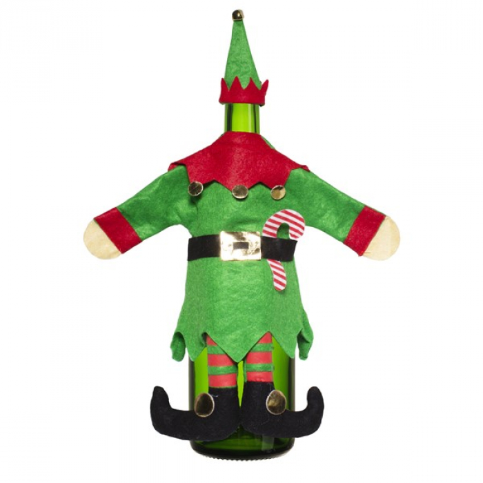 Elf Wine Bottle Cover