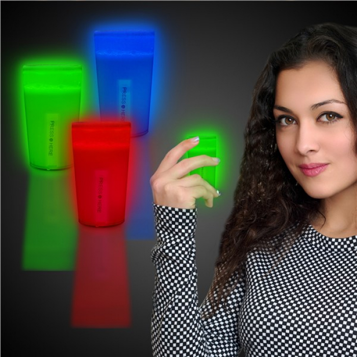 Assorted Glow Shot Glasses (Per 6 pack)