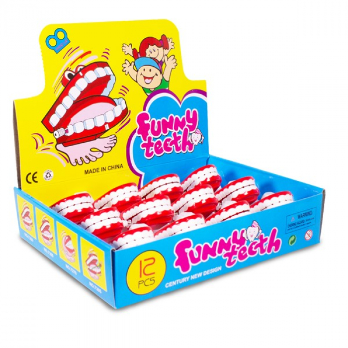 Wind-Up Chatter Teeth (Per 12 pack)