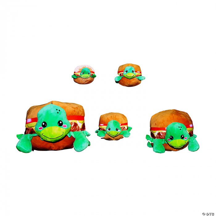 9" Teddy the Stuffed Turtle Burger