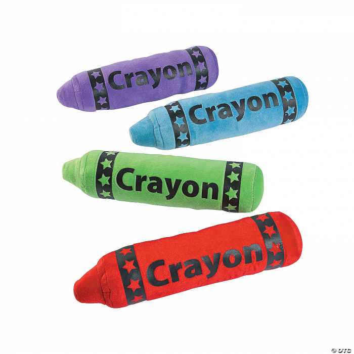 13" Plush Crayon Assortment