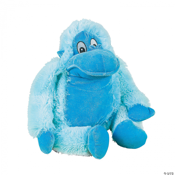 20" Blue Stuffed Monkey