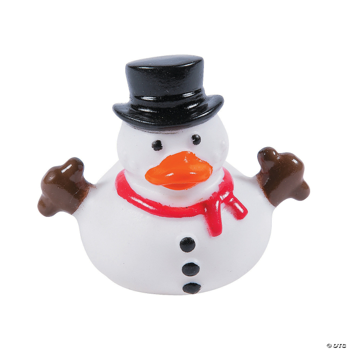 Snowman Rubber Duckies