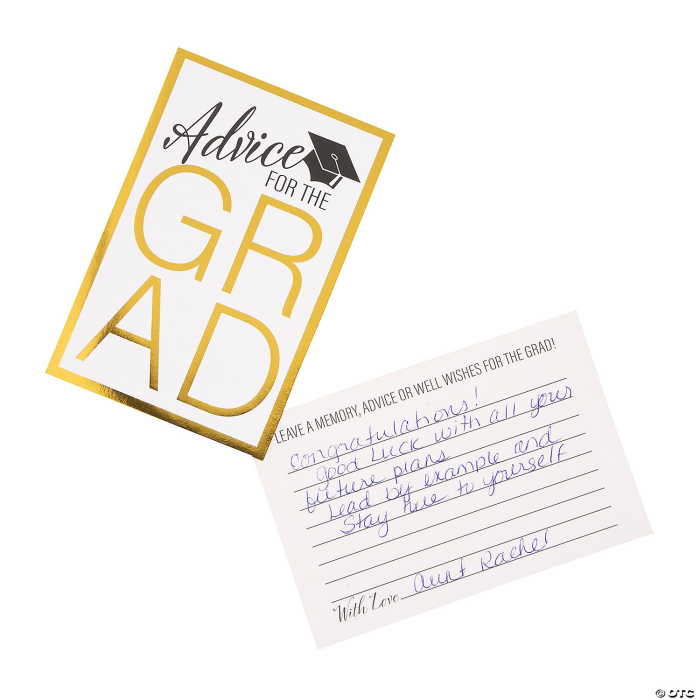 Graduate Advice Cards - 24 Pc. Graduate Advice Cards - 24 Pc.