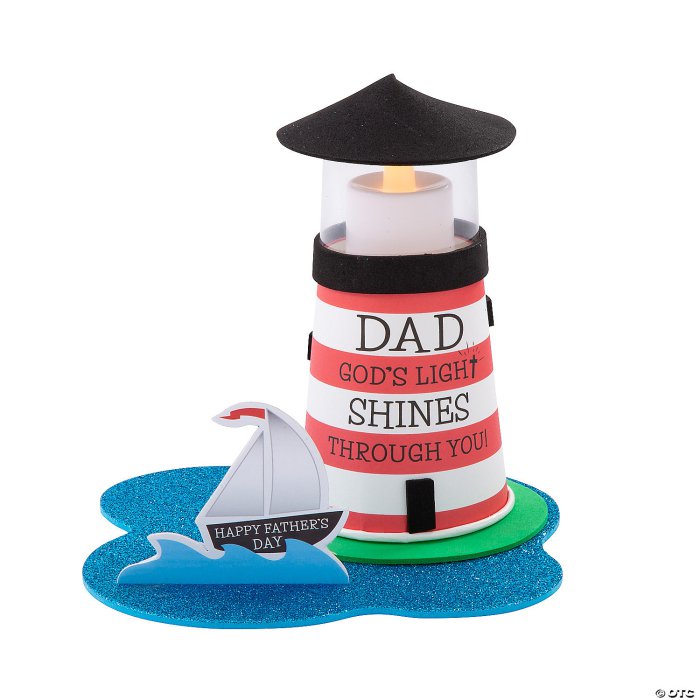 Religious Fatherâs Day Lighthouse Craft Kit - Makes 12
