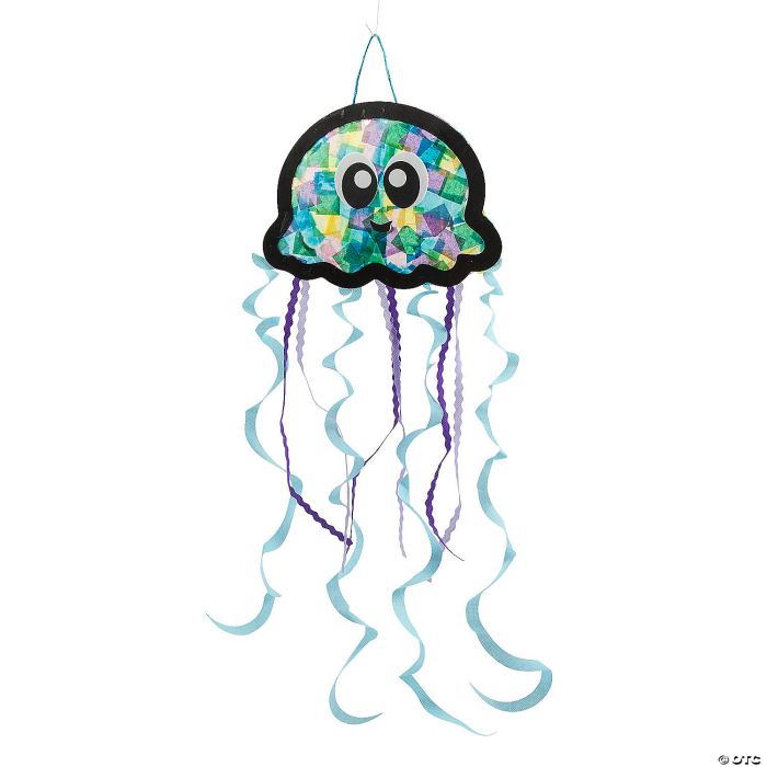Jellyfish Tissue Paper Sign Craft Kit - Makes 12