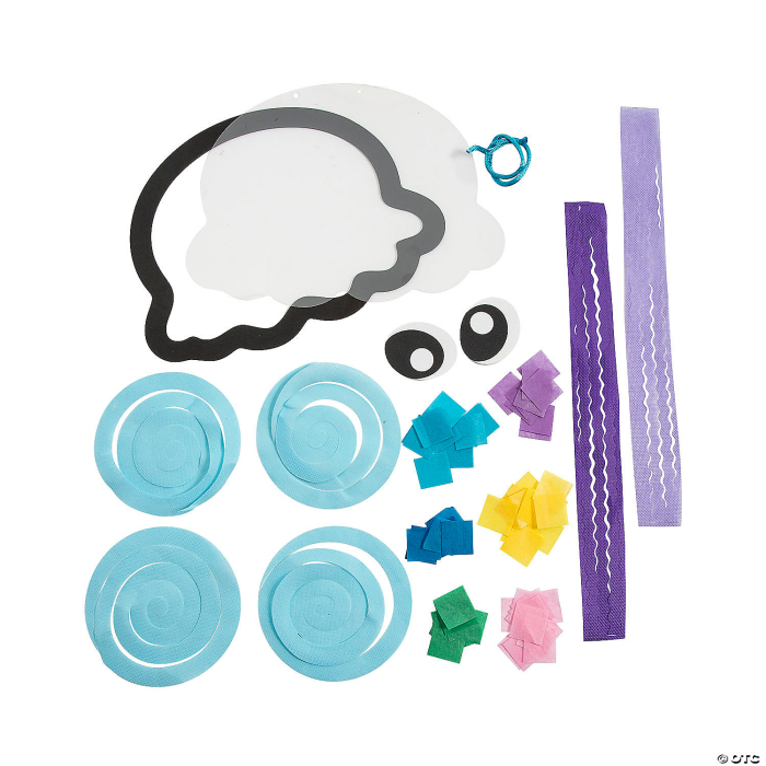 Jellyfish Tissue Paper Sign Craft Kit - Makes 12