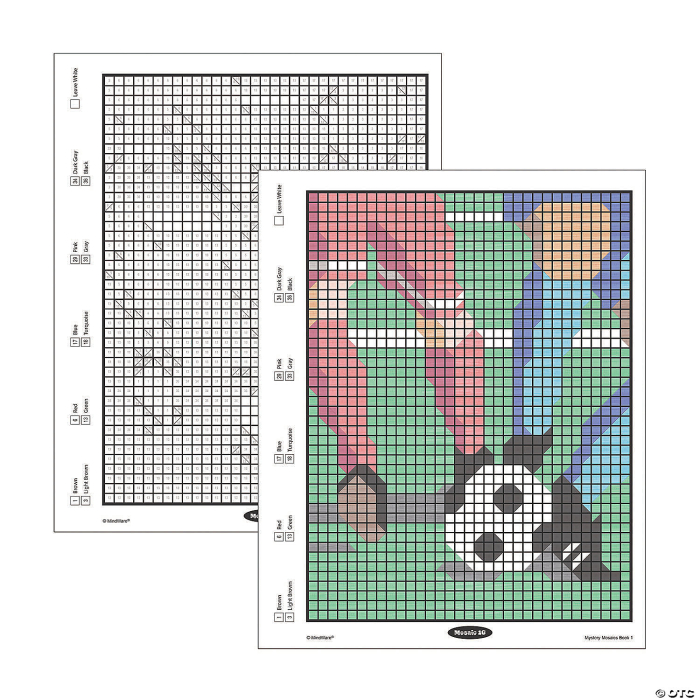 Color By Number Mystery Mosaics: Book 1
