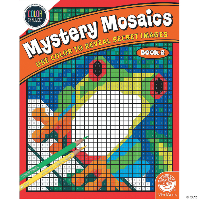 Color By Number Mystery Mosaics: Book 2