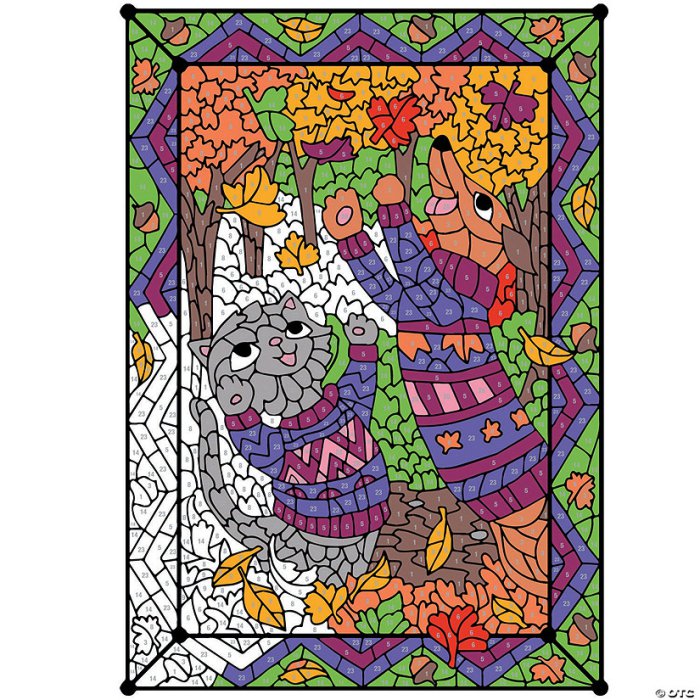 Color by Number Color Counts: Pets on Parade