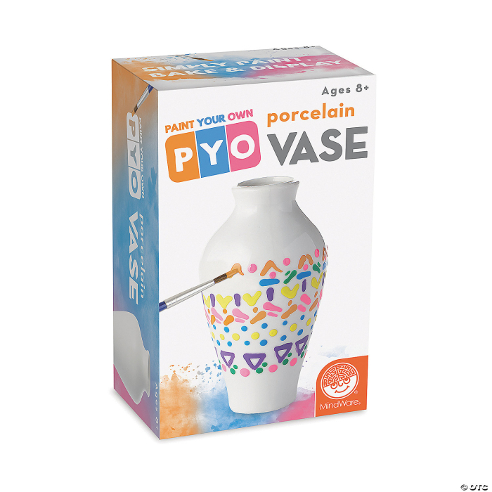 Paint Your Own Porcelain Vase: Single