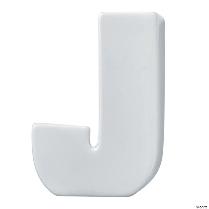 Paint Your Own Porcelain Letter J