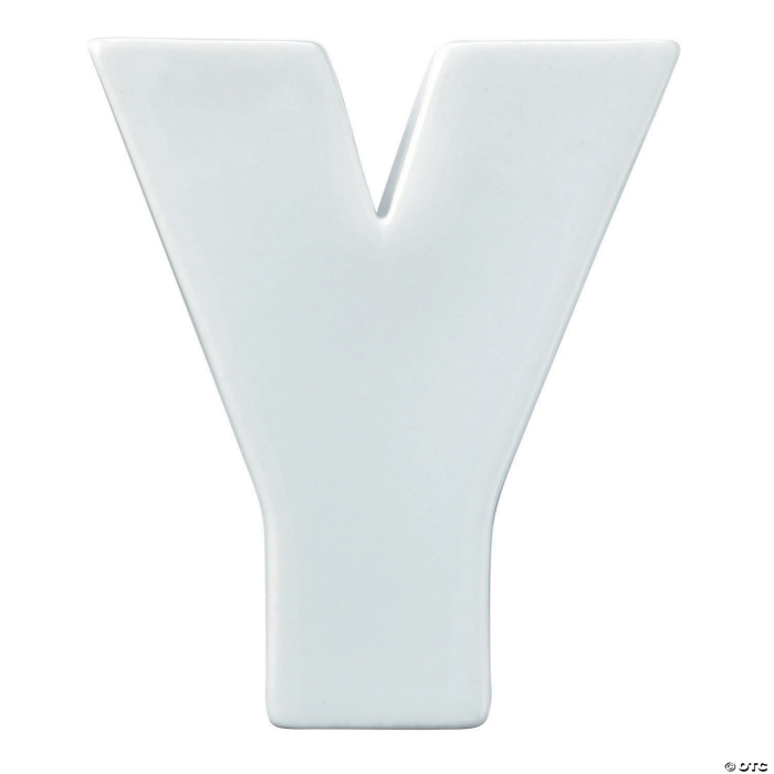 Paint Your Own Porcelain Letter Y
