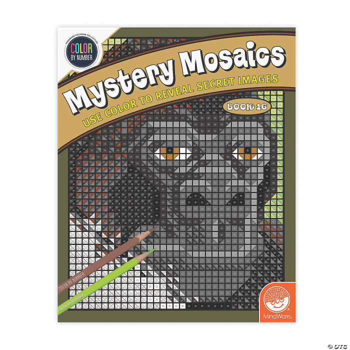 Color By Number Mystery Mosaics: Book 16