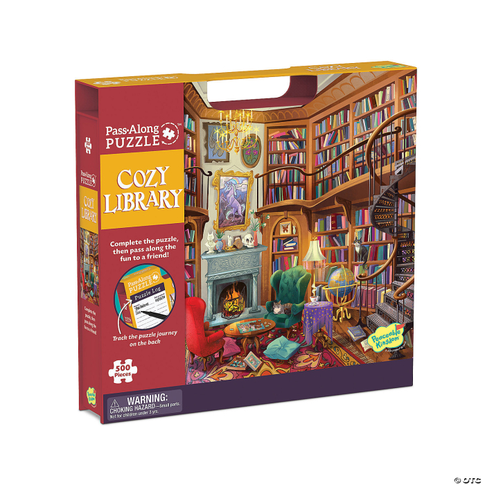 Cozy Library Pass-Along Puzzle