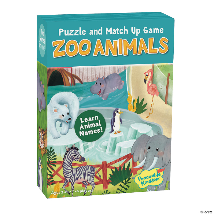 Zoo Animal Puzzle & Match Up Game