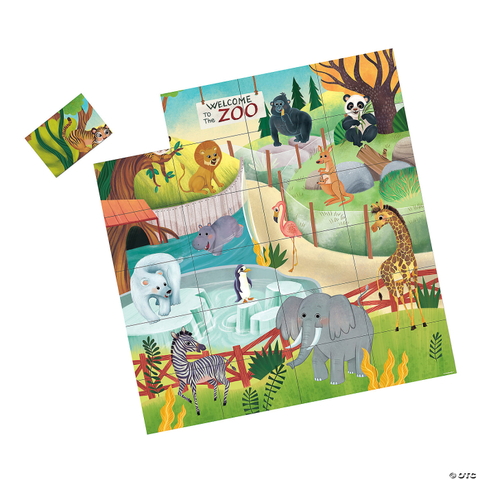 Zoo Animal Puzzle & Match Up Game