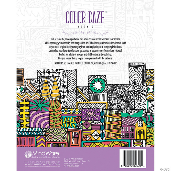 Color Daze: Coloring Book 2