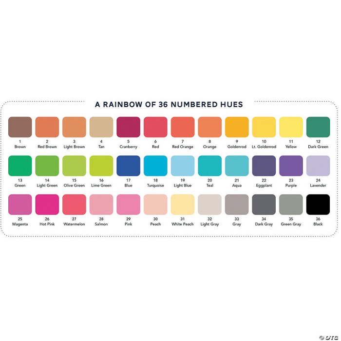 Color by Number Color Counts: Kaleidoscope | GlowUniverse.com