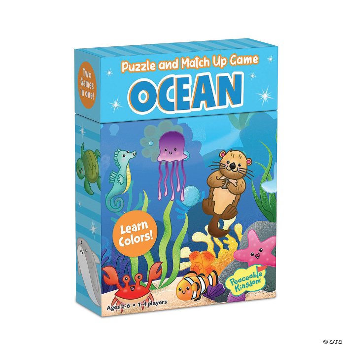 Underwater Fun Match Up Game & Puzzle