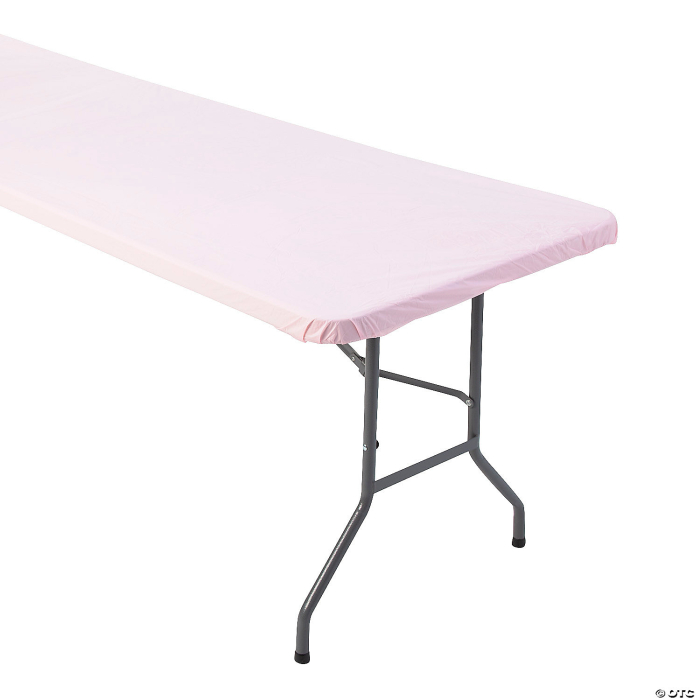 8 Ft. Fitted Rectangle Plastic Tablecloths