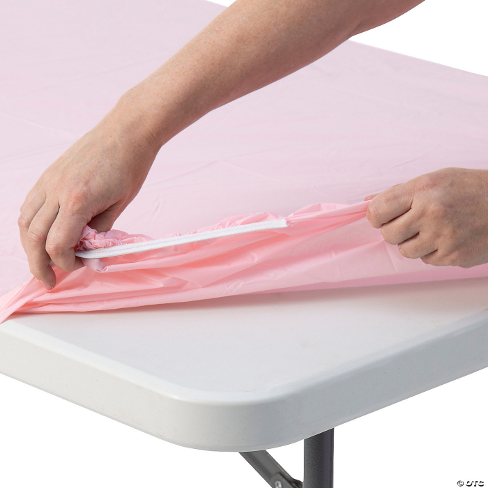 8 Ft. Fitted Rectangle Plastic Tablecloths