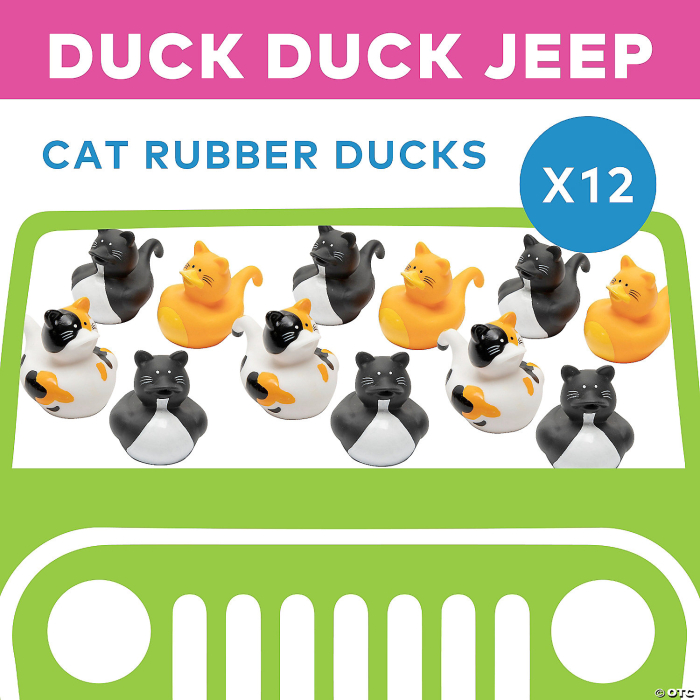 Cat Rubber Duckies (Per Dozen)